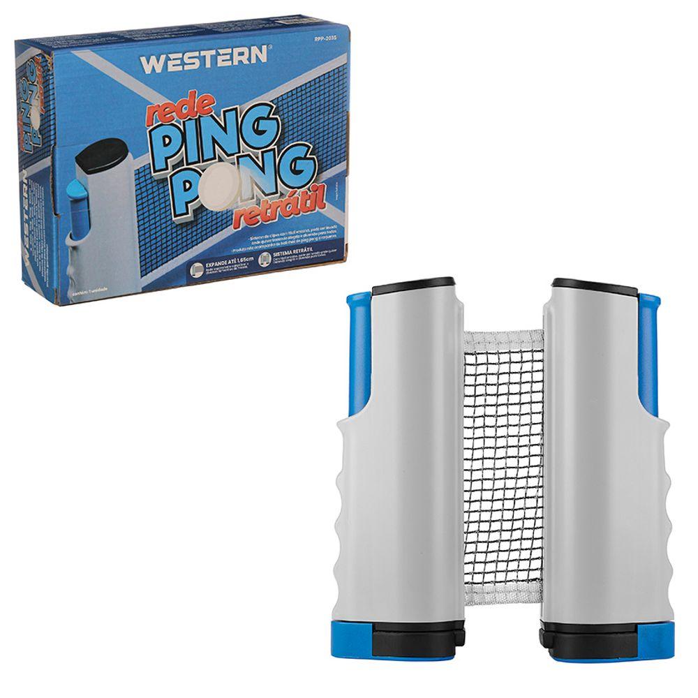 Rede Retrátil Para Ping Pong Western Games - 1