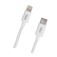 Cabo Duo Tipo C e Lightning Branco Ce210 OEX - 1