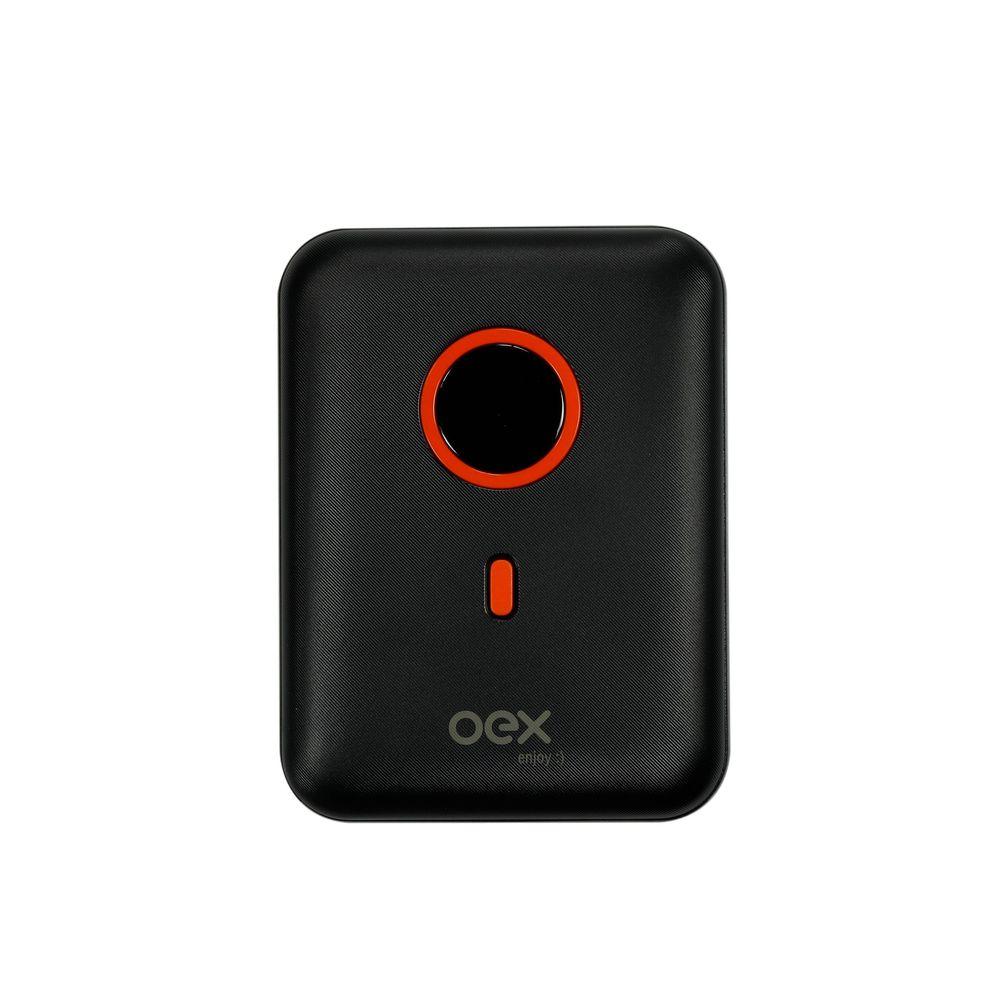 Carregador Portátil Power Bank Style 10.000Mah Preto OEX - 1