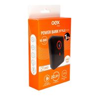 Carregador Portátil Power Bank Style 10.000Mah Preto OEX - 5