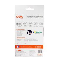 Carregador Portátil Power Bank Style 10.000Mah Preto OEX - 6