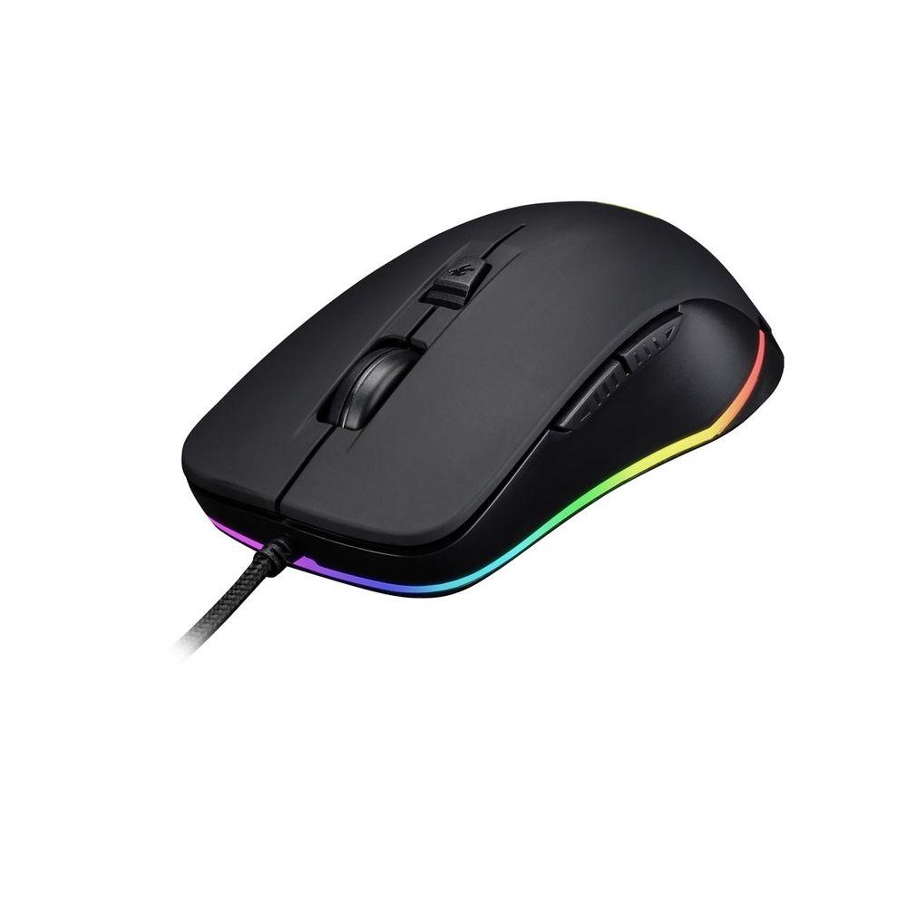 Mouse Gamer Cronos Preto Led Em Rgb 7200 Dpi Ms320 OEX - 1
