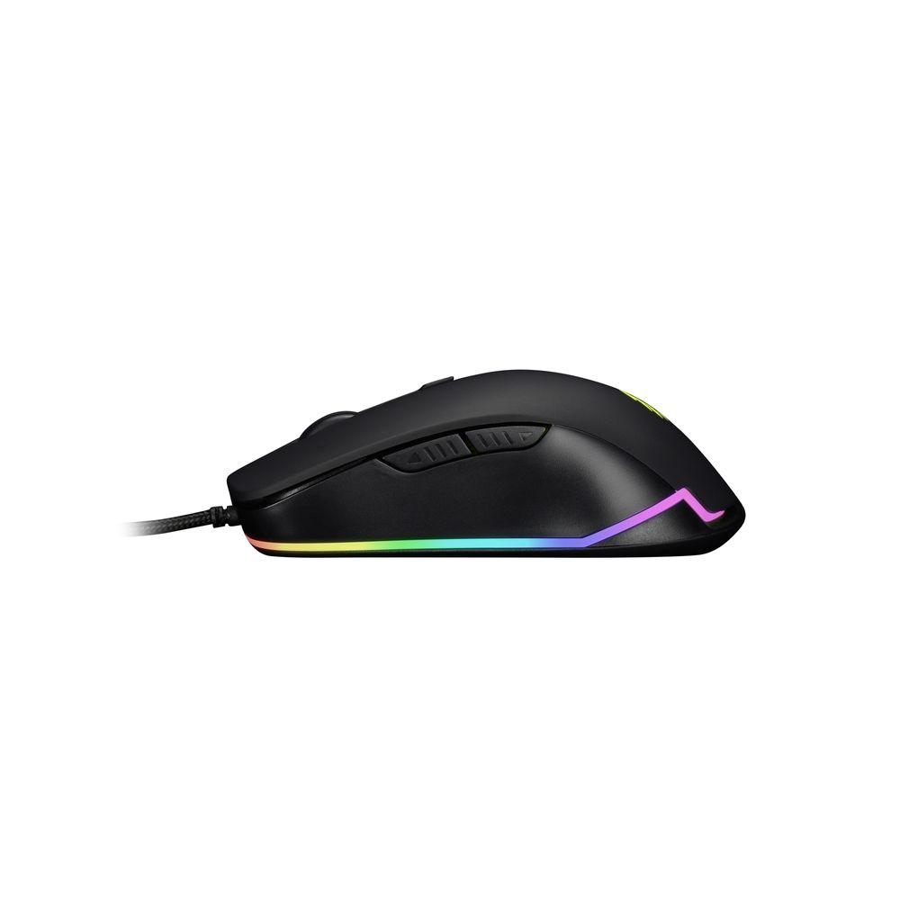 Mouse Gamer Cronos Preto Led Em Rgb 7200 Dpi Ms320 OEX - 2