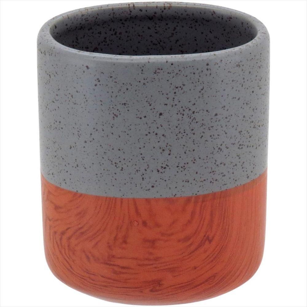 Jogo Banheiro Cerâmica Cinza 4 Peças GS - 3