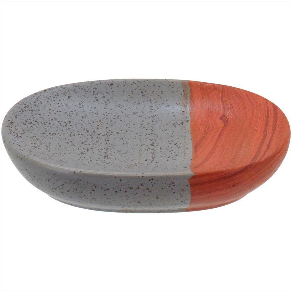 Jogo Banheiro Cerâmica Cinza 4 Peças GS - 5