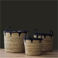 Cesta Fibra Natural 3 Peças 28x34x34cm GS - GS - 7