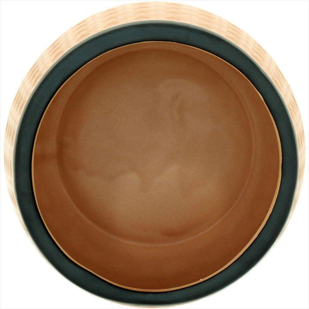 Cachepô 13x13x13cm Cerâmica Bege GS - 3