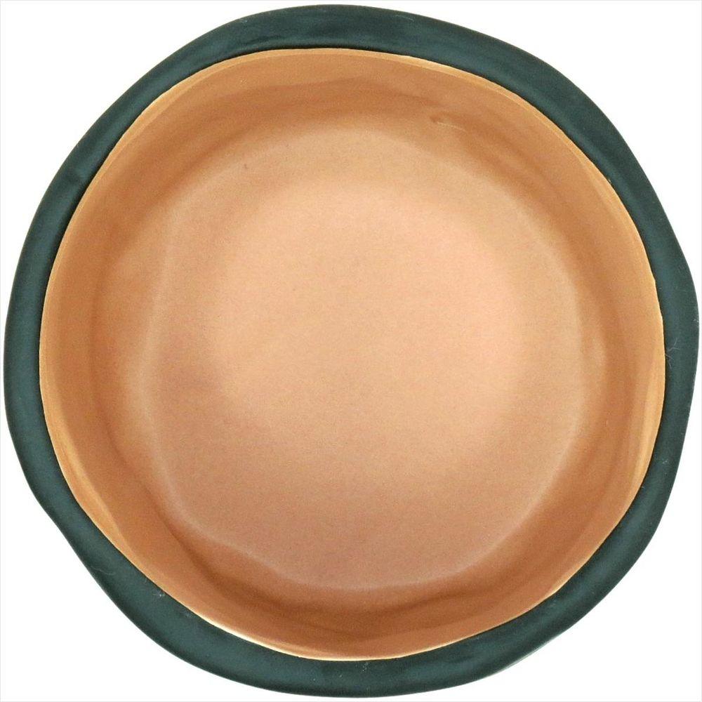 Cachepô 10x12x12cm Cerâmica Bege GS - 3