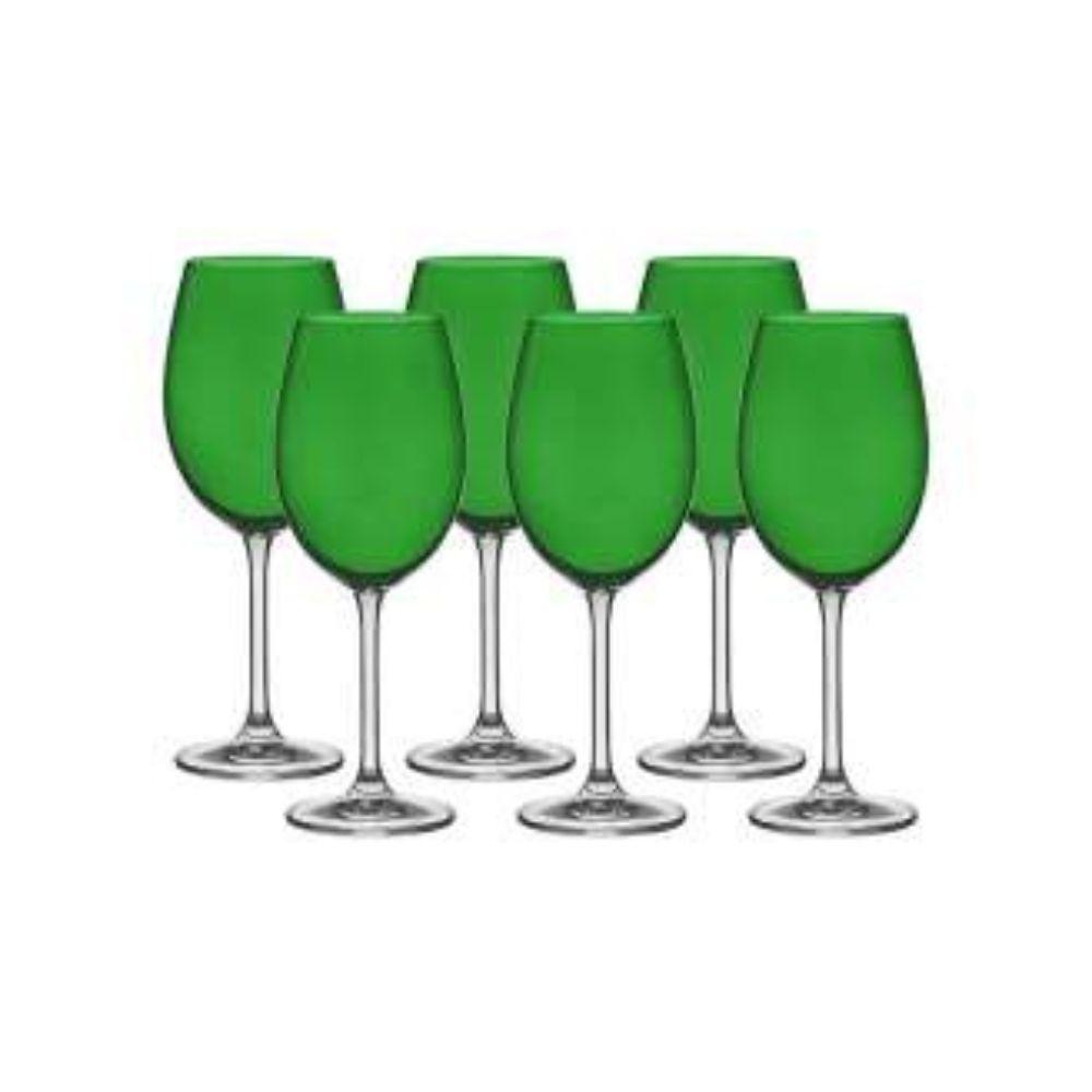 Jogo 6 Taças Tinto Gastro Verde 450Ml Bohemia - 2