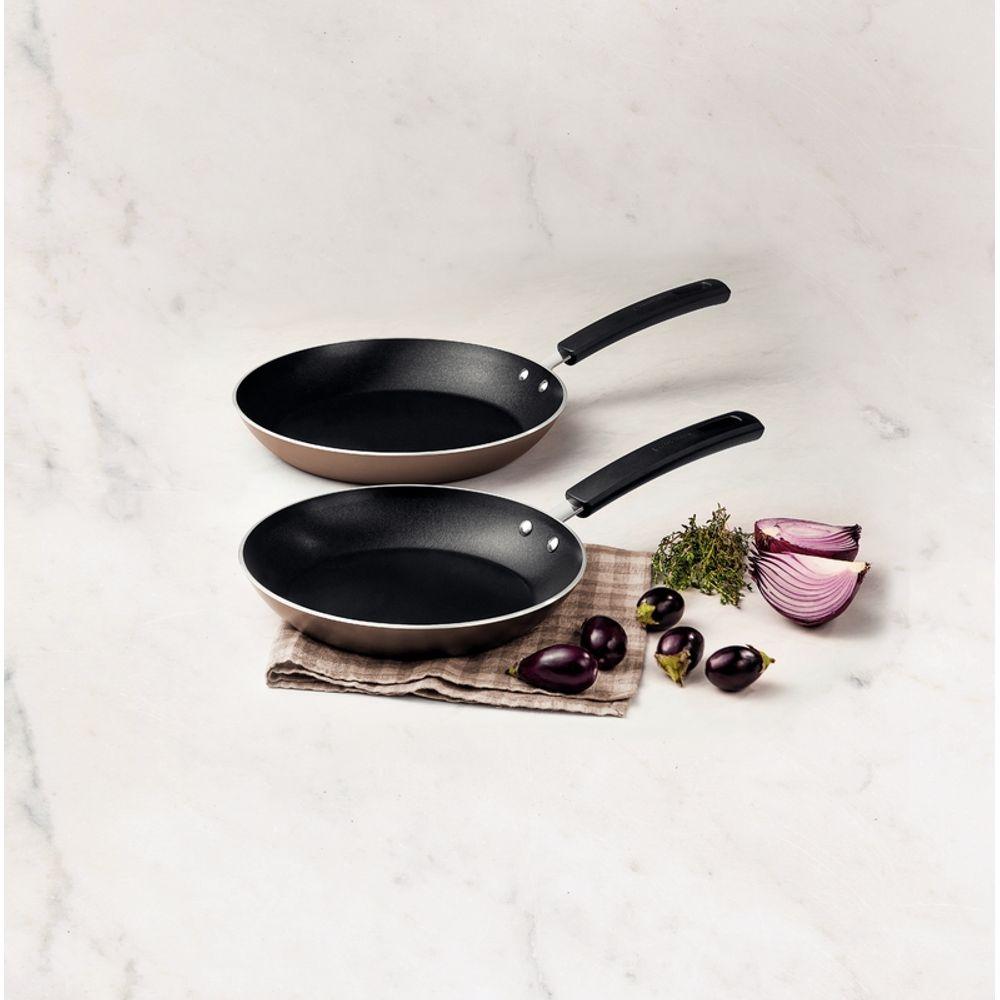 Jogo de Frigideiras Tramontina Sicília Antiaderente Avelã 2 Peças - 2