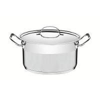 Caçarola Tramontina Professional Inox com Tampa Detalhe Satinado 24cm 6,1L - 1