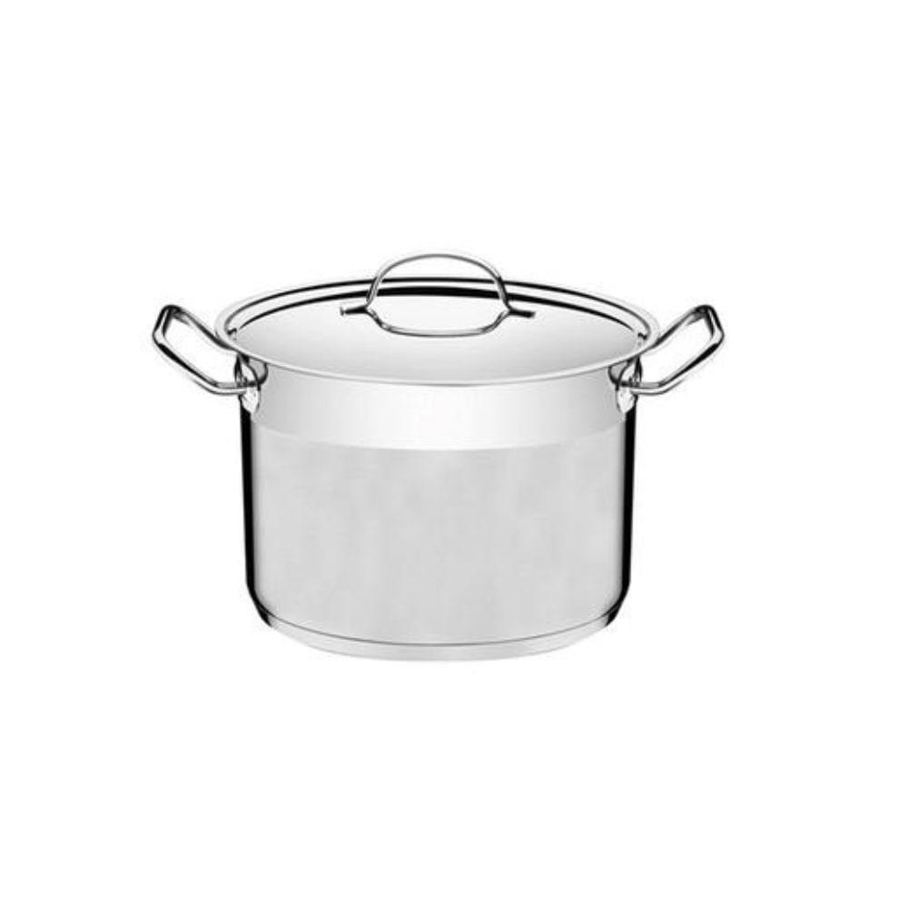 Caldeirão Tramontina Professional Inox Fundo Triplo Com Tampa 24cm 7,8L - 3