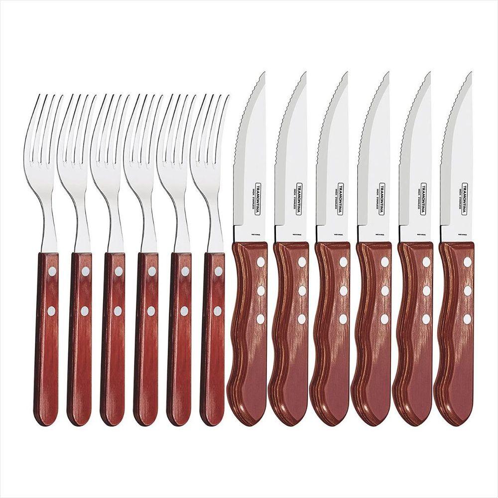 Jogo de Talheres Churrasco Tramontina Inox 12 Peças - 2