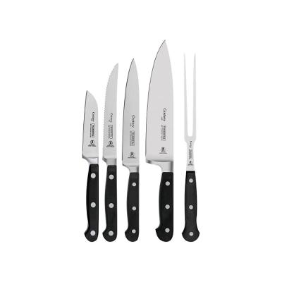 Jogo de Facas Tramontina Century Inox com Suporte em Madeira 6 Peças