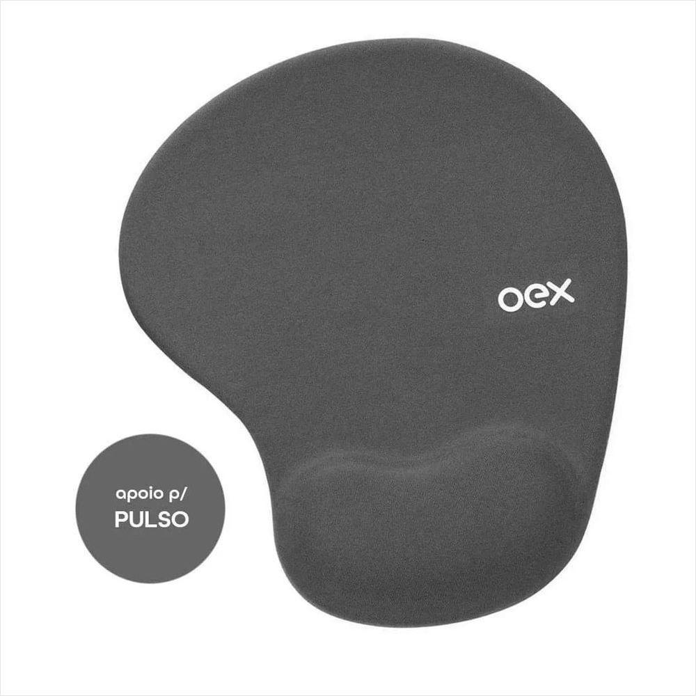 Mousepad Gel Oex Confort MP200 - Cinza - 2