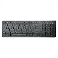 Teclado Multimídia com Fio Oex Flat Tc300 - 104 Teclas - Preto - 1