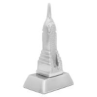 Empire State Alumínio Prata Home&Co Tourism 17X9X7Cm - 2