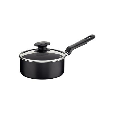 Panela Tramontina Loreto Antiaderente Tampa de Vidro 18cm 2L Grafite