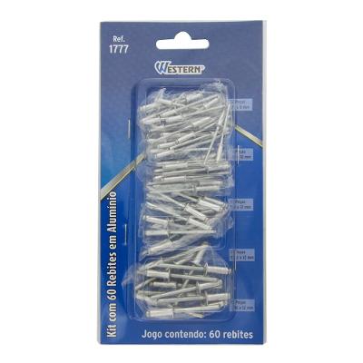 Rebitess Aluminio 60Pc Western