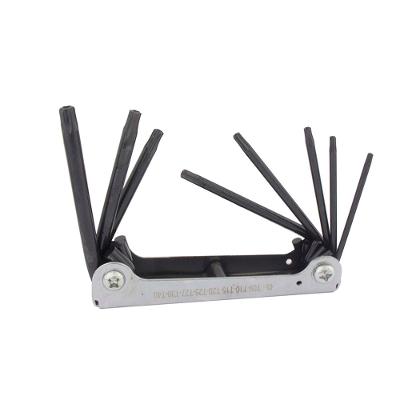 Jogo Torx Canivete Guia Mt T9-T40 Jogo 8P Corneta