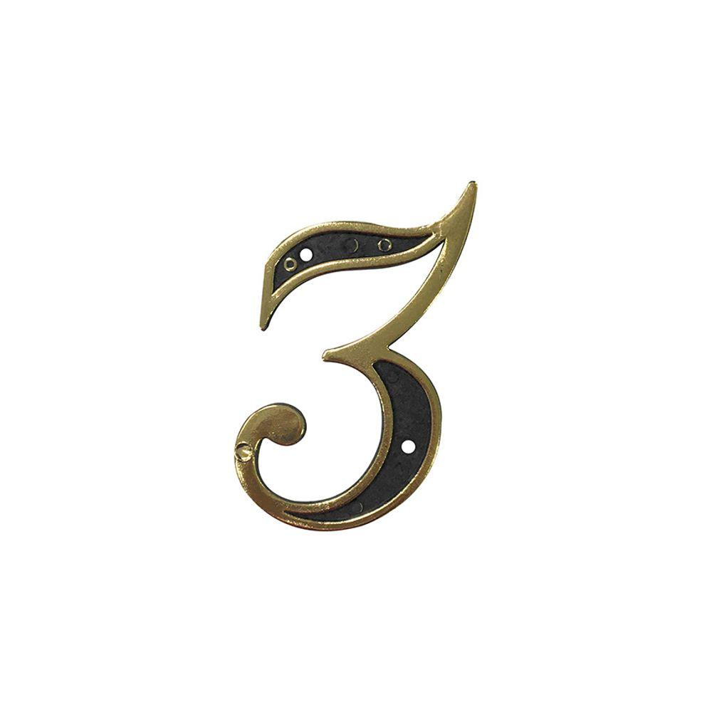 Cartela Numero 3 C/Parafuso BuChá Western - 1