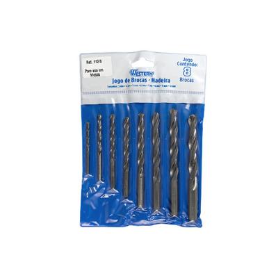 Broca Aço Rapido 2 A 10Mm 8 Peças Western