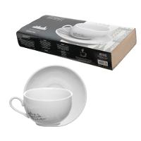 Xícara Chá Manhattan Hauskraft Branco 160 ml 6 Peças - 1