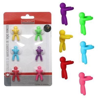Conjunto Marcador Taça Boneco Hauskraft 6 Peças