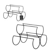 Suporte Garrafas Ferro Manhattan Hauskraft Preto - 1