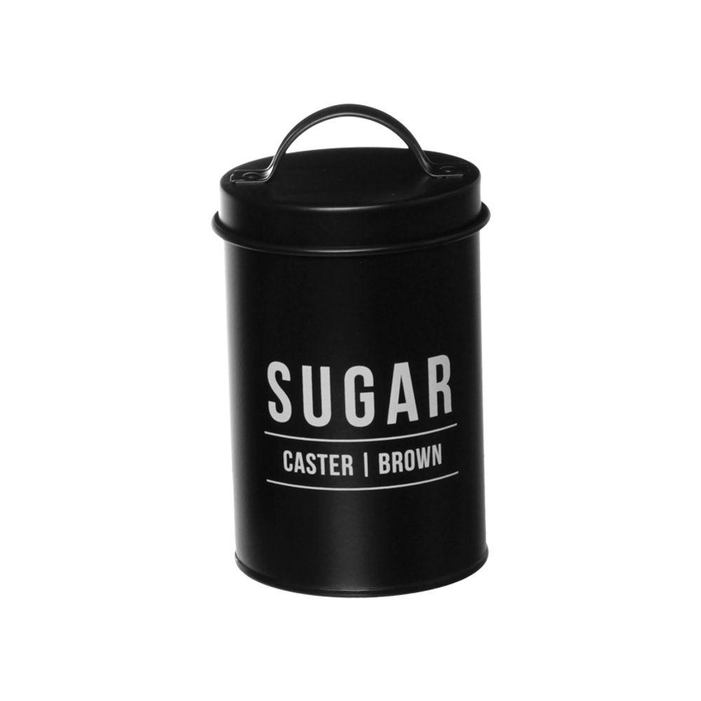 Pote Açúcar Aço Manhattan Hauskraft Preto 900 ml - 1