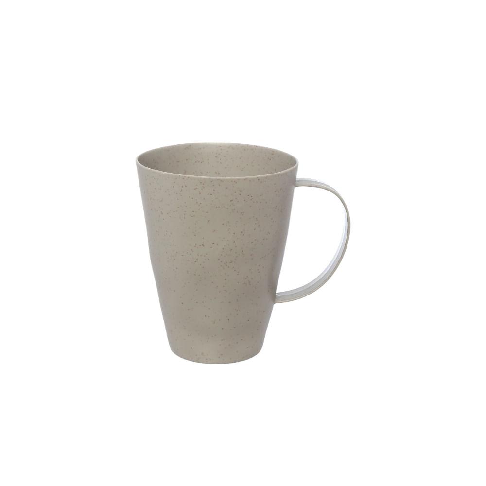 Caneca Fibra de Bambu Cinza 460 ml - 1