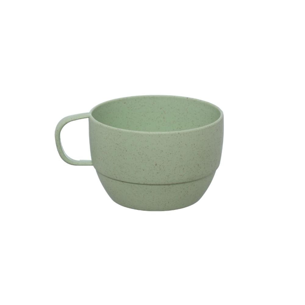Caneca Fibra de Bambu Verde 330 ml - 1