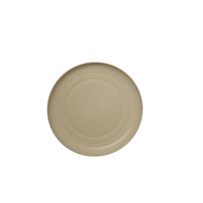 Prato para Sobremesa Fibra de Bambu Bege 15 cm