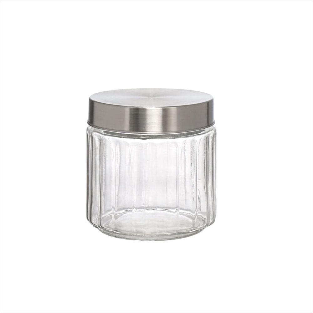 Pote Redondo de Vidro Cabane 800Ml - 1