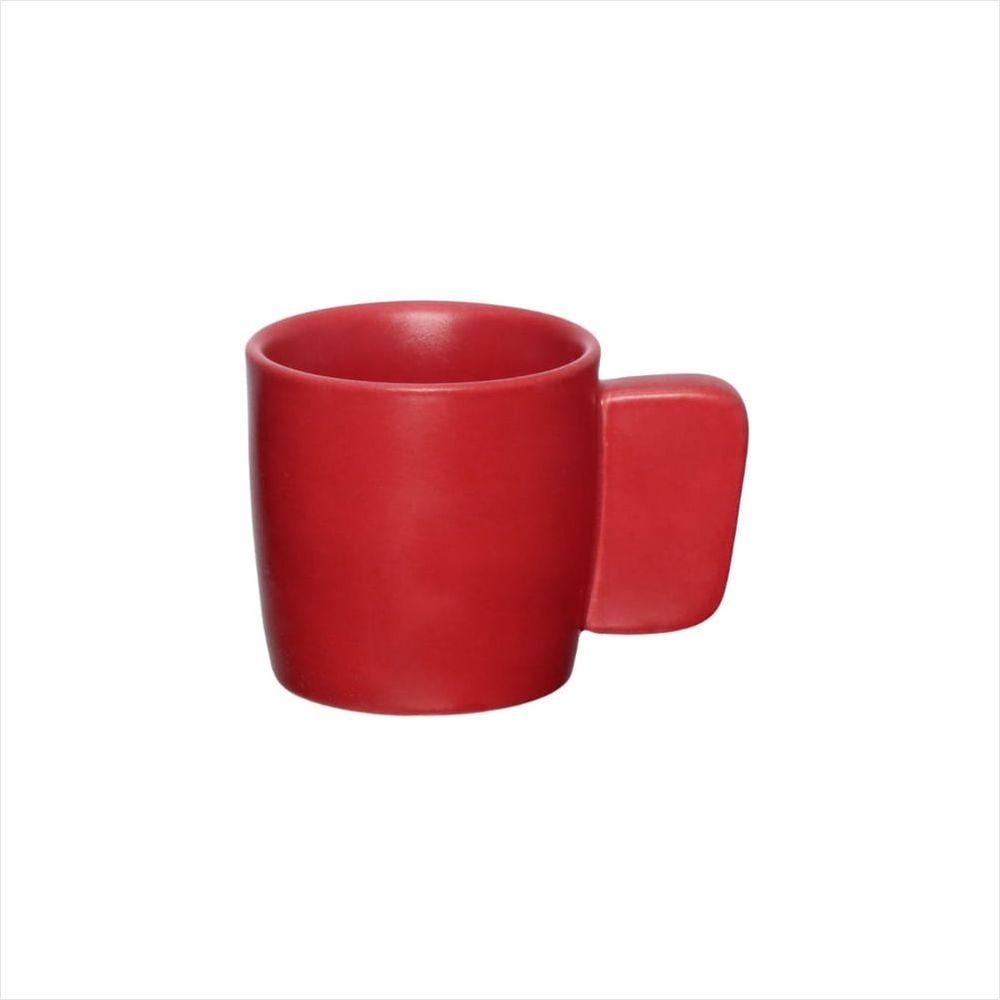 Xicara Café Willow Vermelho 80Ml 6 Peças - 1