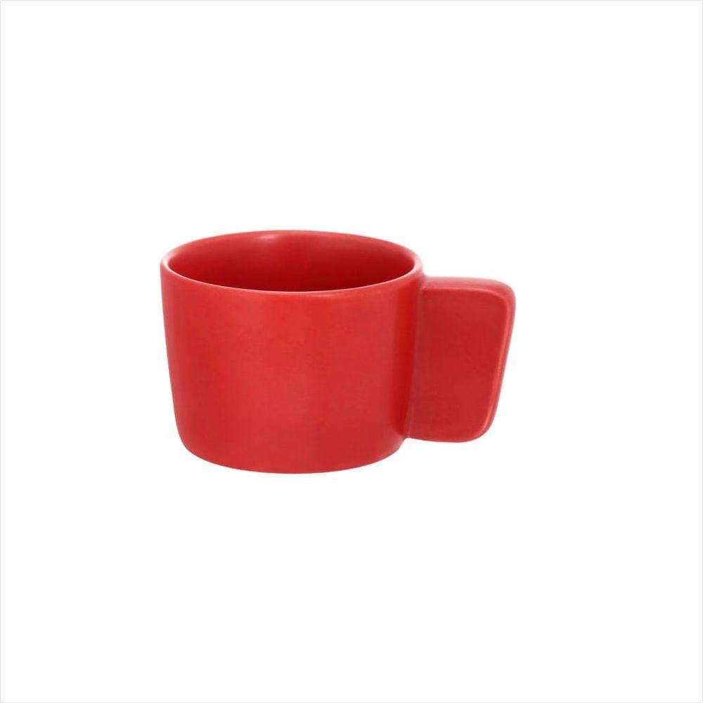 Xicara Chá Willow Vermelho 180Ml 6 Peças - 1