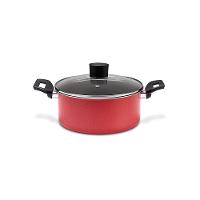 Caçarola com Tampa 20x9cm 2,5L Garlic Vermelho Brinox - 1