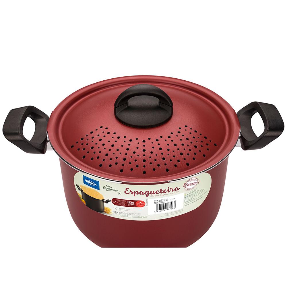Espagueteira 22cm 5,7L Especiarias Cereja Brinox - 2