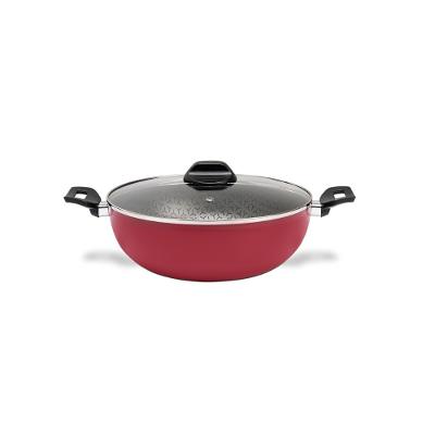 Wok com Tampa e Alças Anis-Bgn 28 cm 4,1 L