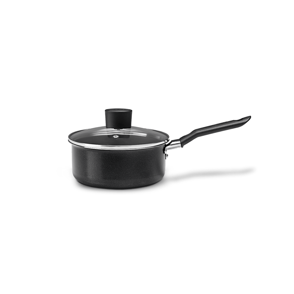 Panela com Tampa 16x7cm 1,2L Ebony Preto Brinox - 1