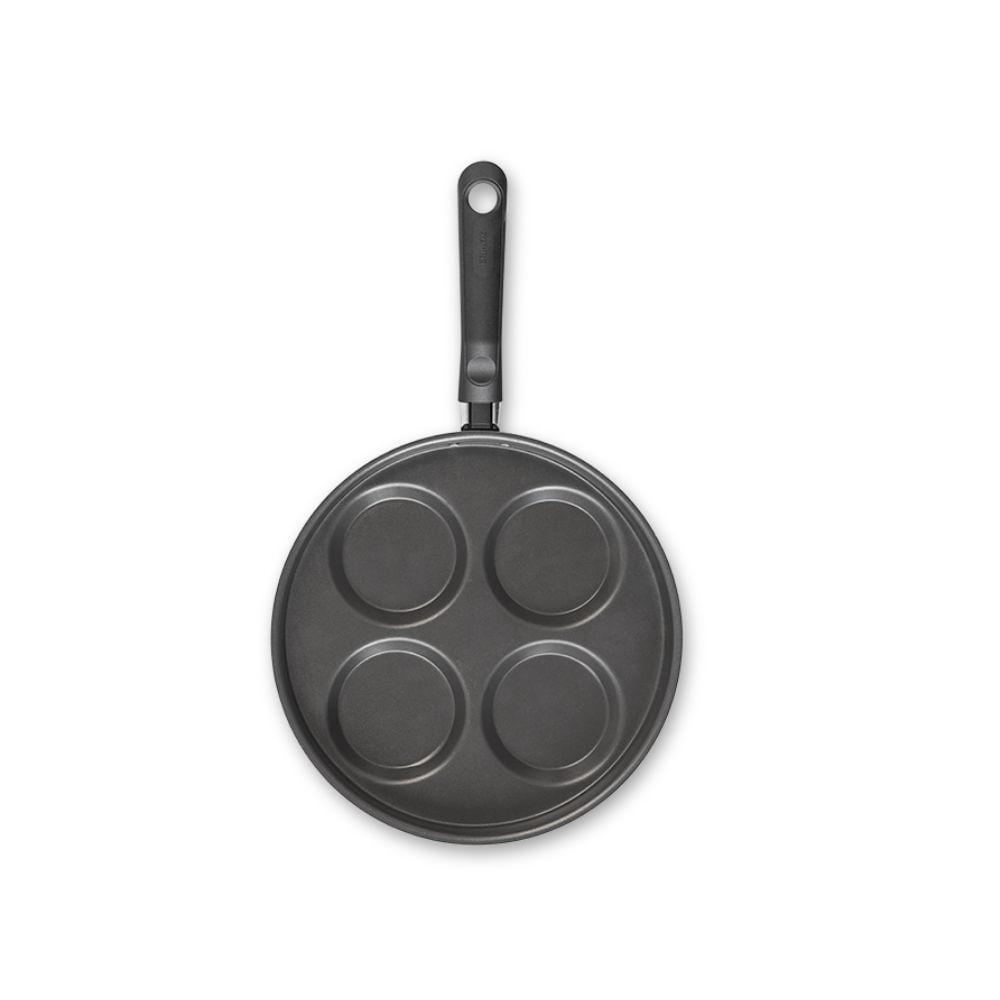 Frigideira 4 Ovos Ebony-Pt 26 cm 1,3 L - 3