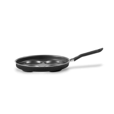 Frigideira 4 Ovos Ebony-Pt 26 cm 1,3 L