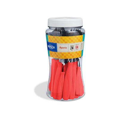 Faqueiro Itaparica 24 Peças Vermelho Brinox