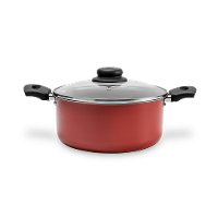 Cacarola com Tampa 22cm 3,45L Ruby Vermelho Brinox - 1