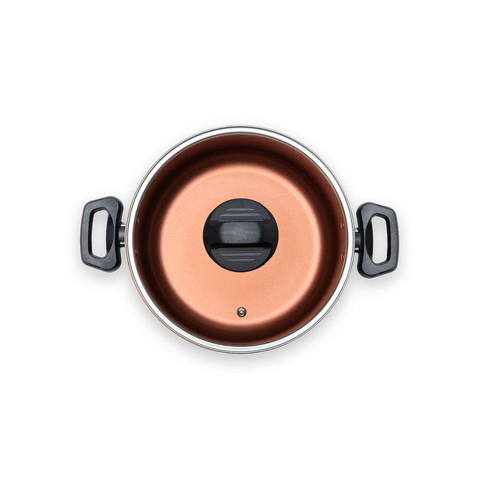 Caçarola com Tampa Topázio-Czr 22 cm 3,45 L - 2