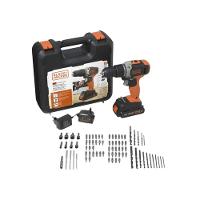 Kit Parafusadeira/ Furad. Imp (3/8) (10Mm) 20V Max* Li-Ion Com 80 Acessórios, 1 Bat 1.5Ah, Carreg. Bivolt, Maleta - 1