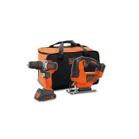 Combo Parafusadeira/Furadeira Imp 3/8 (10Mm) E Serra Tico Tico 20V Max* Li-Ion Com 1 Bat 1.5Ah, Carreg. Biv, Bolsa - 1