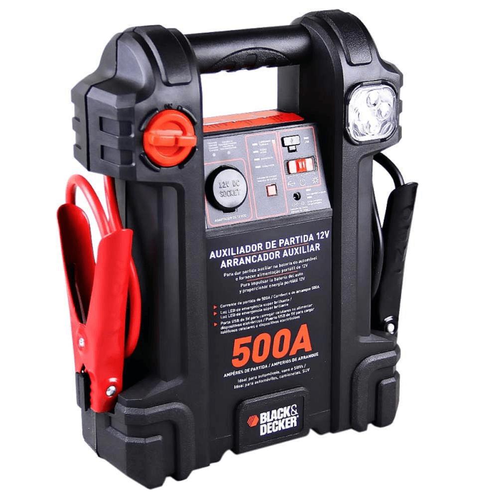 Arrancador Auxiliar De Partida 500A 12V 14Ah Bivolt Black Decker - 1