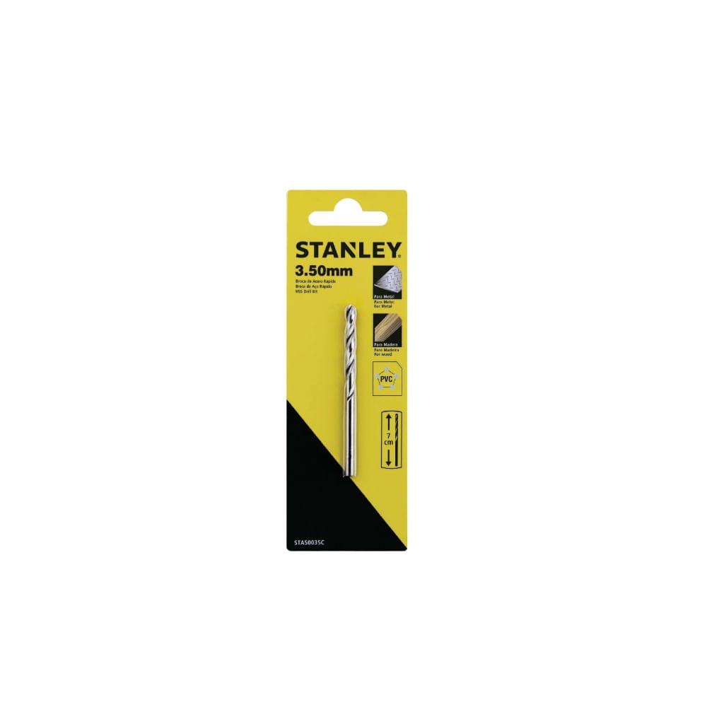 Broca Ar Helicoidal Din 338 Para Metal Stanley 68Mm X 03.50Mm - Granel - 1