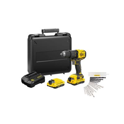 Parafusadeira/Furadeira 1/2 (13Mm) 20V Max* Li-Ion Brushless, 2 Baterias 1,5Ah (Sb201) Carreg Bivolt (Sc125)  Maleta V20